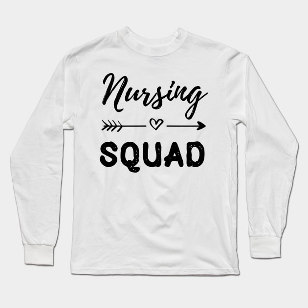 nursing squad Long Sleeve T-Shirt by IndigoPine